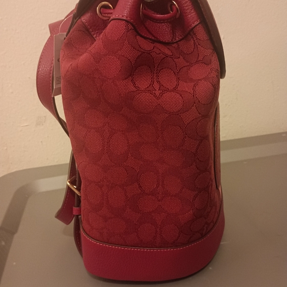 Coach Red Backpack NWT - Picture 4 of 7